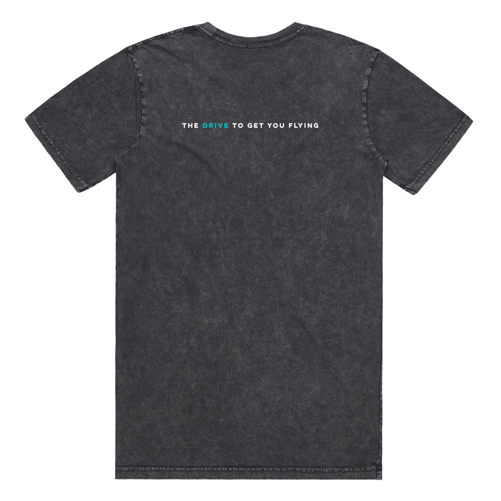 Foil Drive Stone Wash Shirt Black