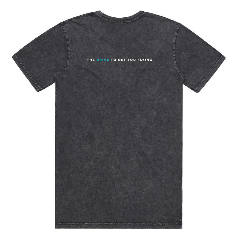 Foil Drive Stone Wash Shirt Black