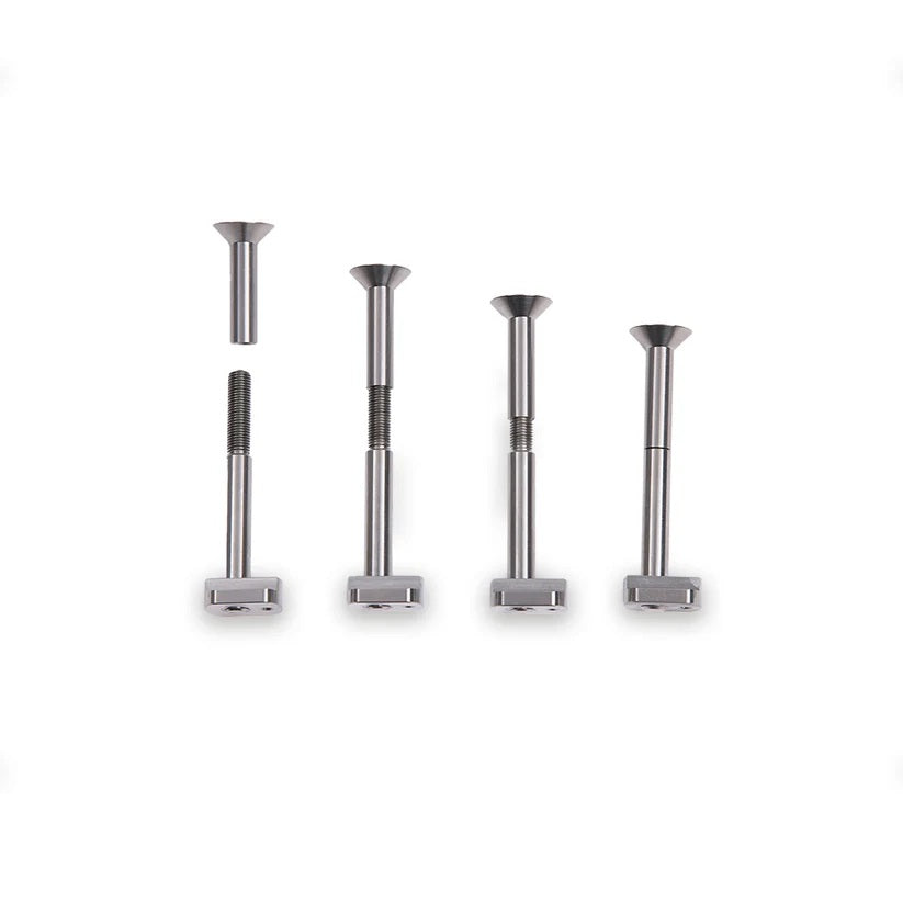 Titanium Mast Plate Split Bolt Silver