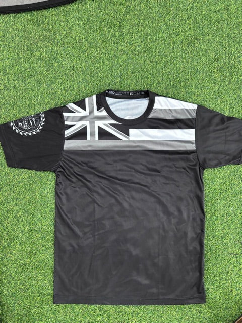 Foil Fever Hawaiian Flag Rash Guard