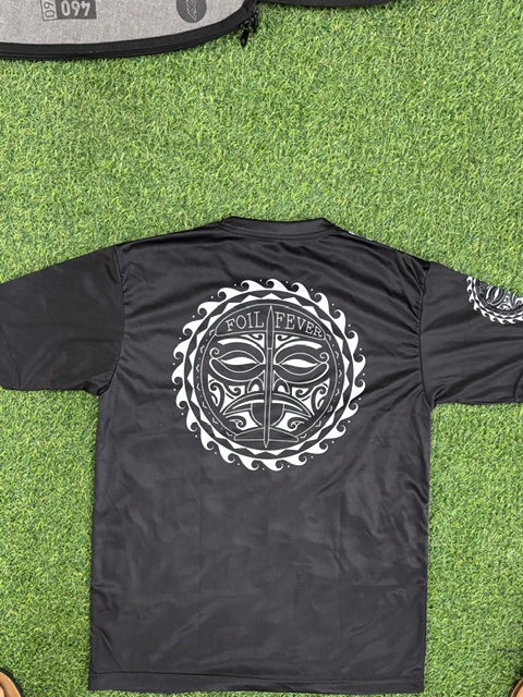 Foil Fever Hawaiian Flag Rash Guard