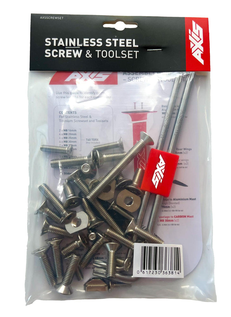 AXIS Stainless Steel Screw and Toolset